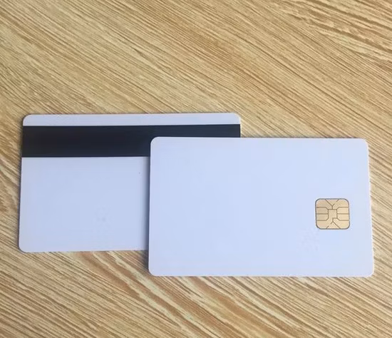 Tarjeta de tira magnética con impresión de hologramas en offset Cmyk