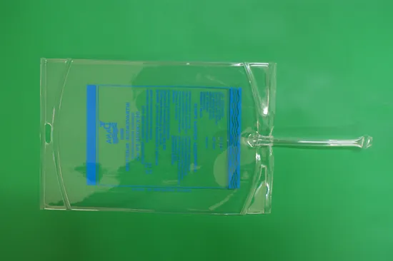Bolsa de infusión de PVC con puertos dobles